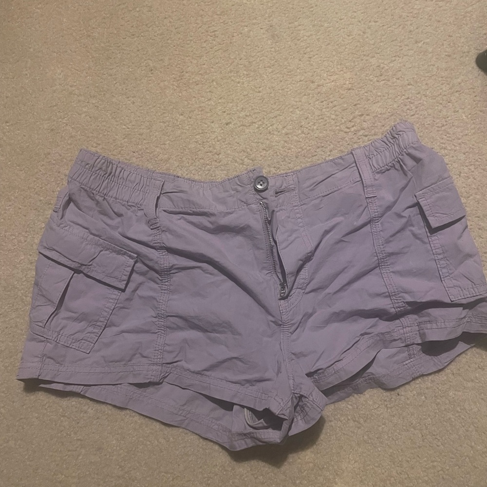 Purple BDG Cargo Shorts